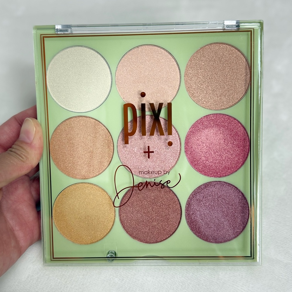 Pixi + Denise Eyeshadow Palette - Cream, Gold, Pink, Purple